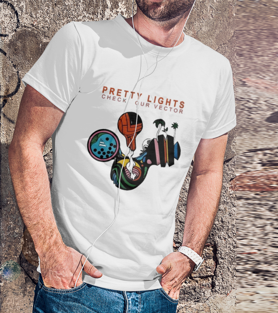 Pretty Lights Check Our Vector Psychedelic Abstract T-Shirt