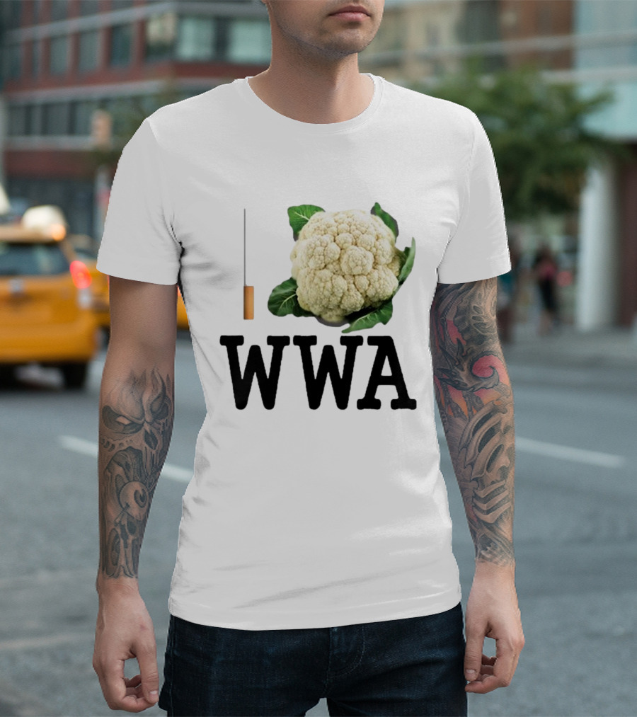 Taco Hemingway Trójkąt Warszawski Biały Cauliflower WWA T-Shirt