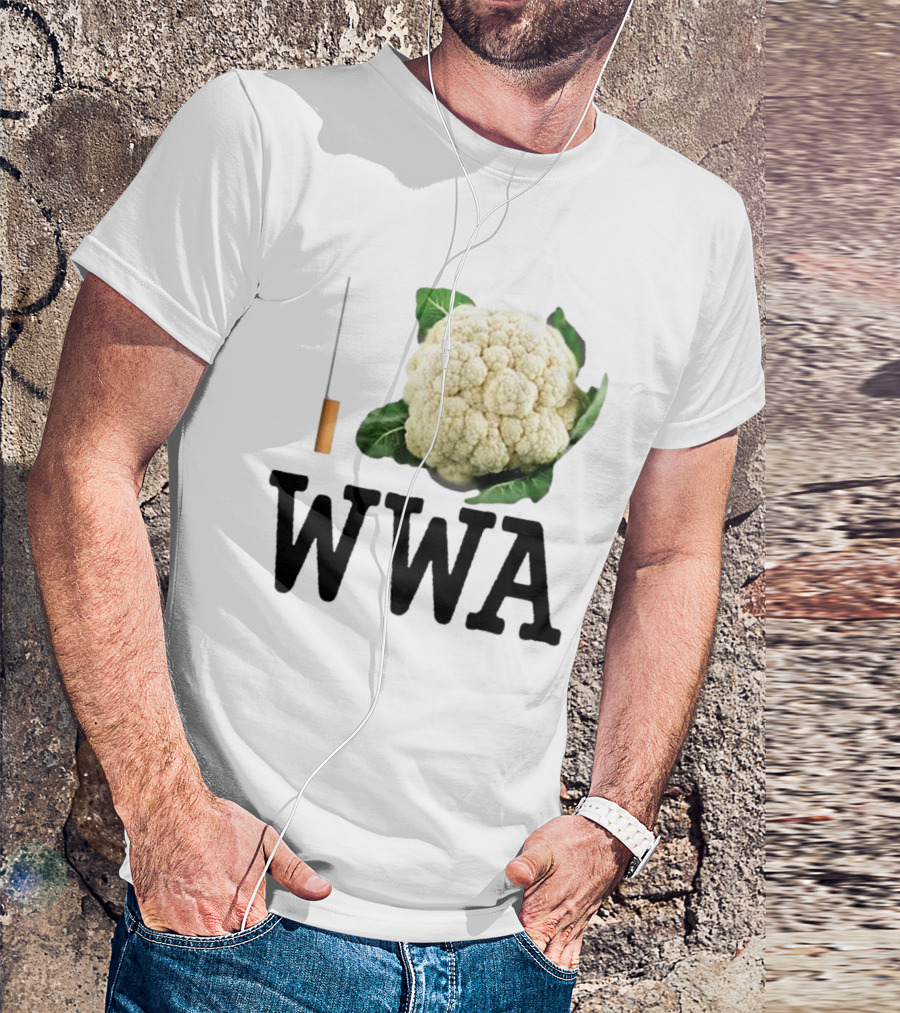 Taco Hemingway Trójkąt Warszawski Biały Cauliflower WWA T-Shirt