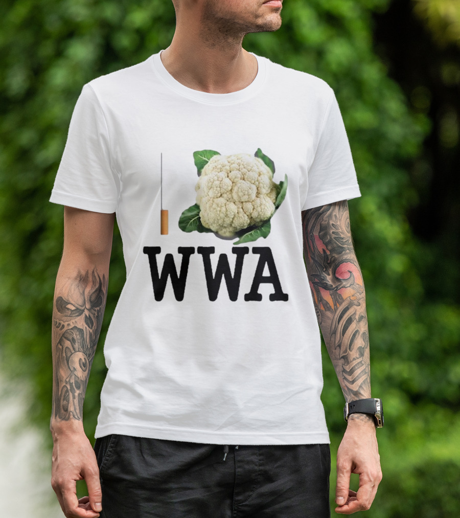 Taco Hemingway Trójkąt Warszawski Biały Cauliflower WWA T-Shirt