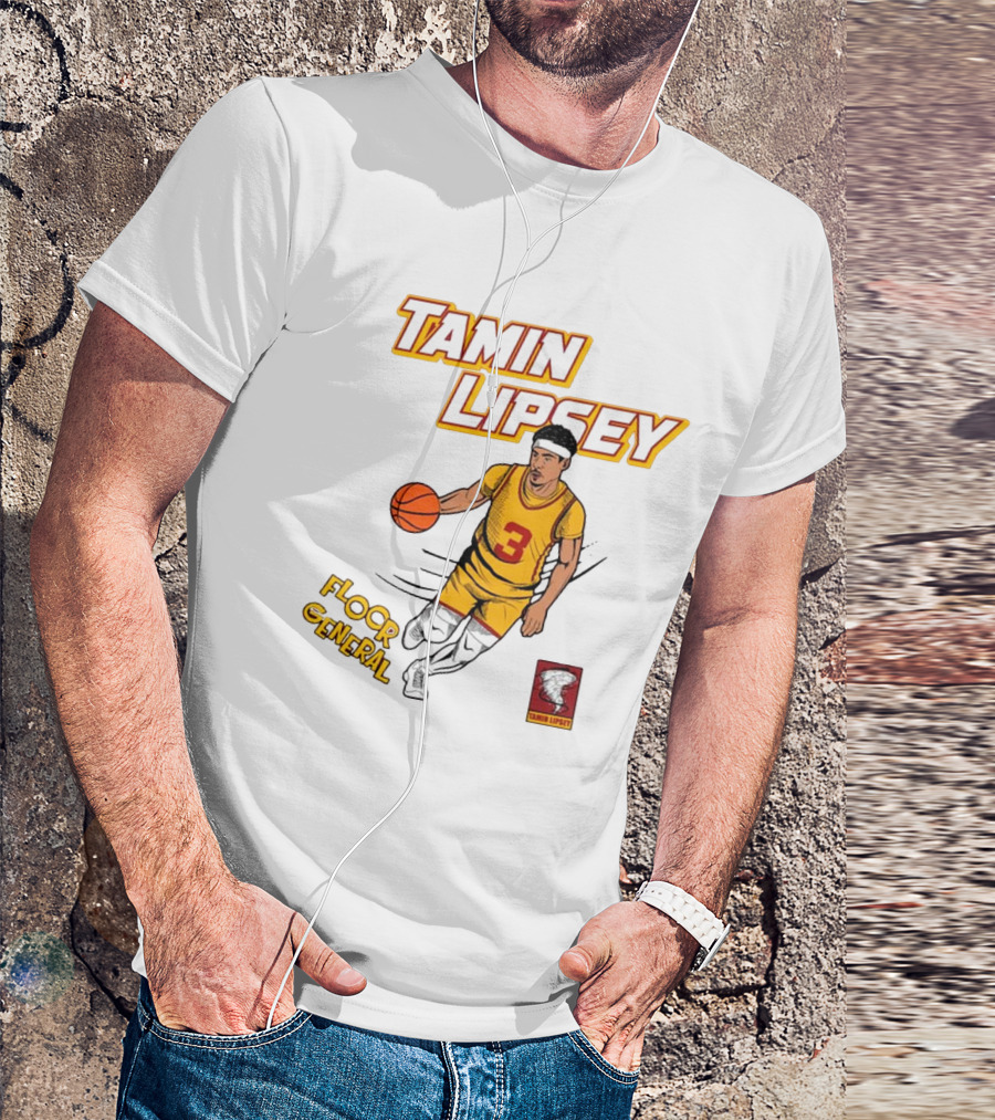 Tamin Lipsey Floor General Comic Book Superhero Iowa State Cyclones T-Shirt