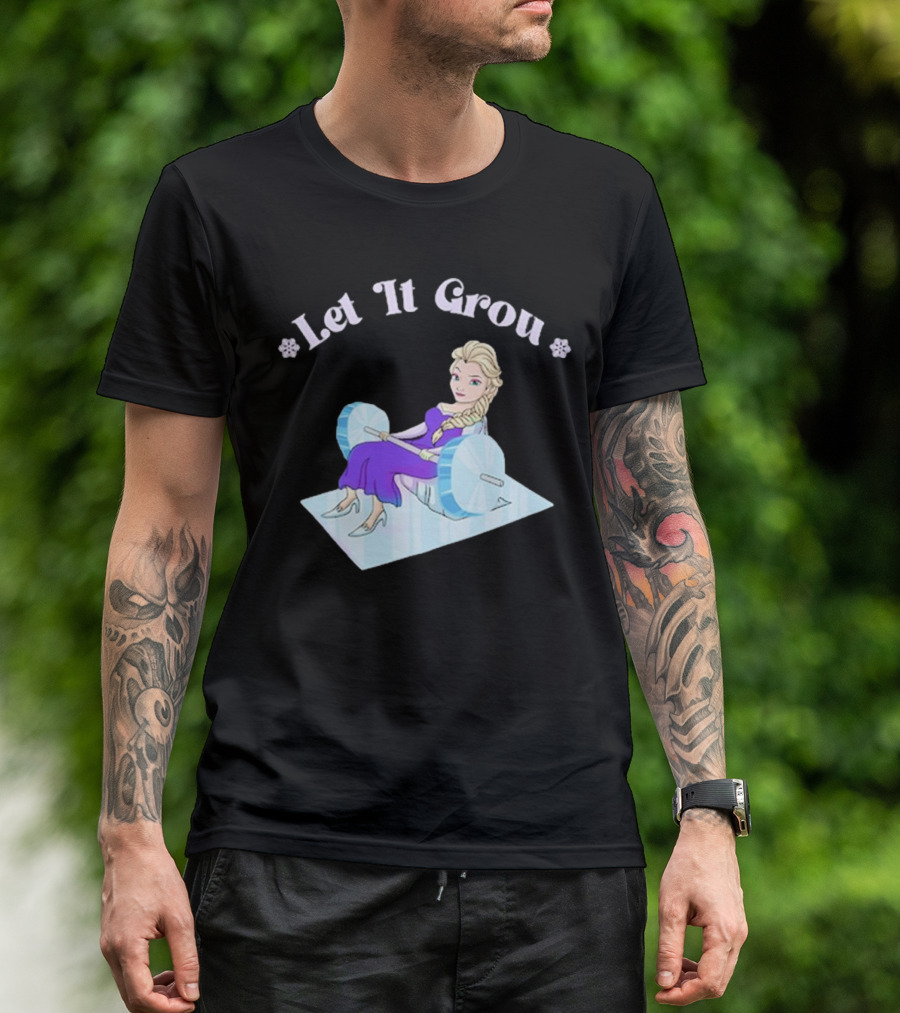 Elsa Let It Grow Frozen Exercise T-Shirt