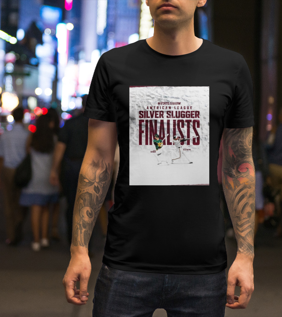 Mississippi State Bulldogs State To The Show American League Silver Slugger Finalists Rooker And Westburg T-Shirt