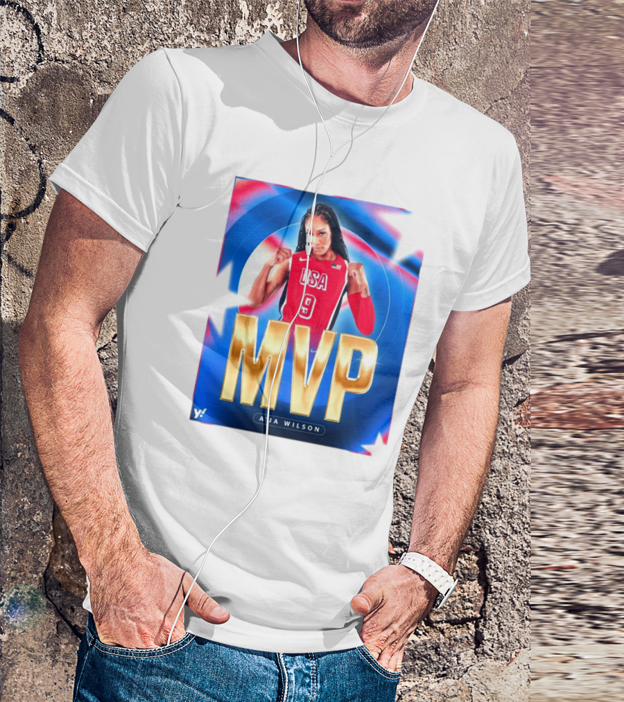 MVP A’ja Wilson USA Basketball 2024 Olympics T-Shirt