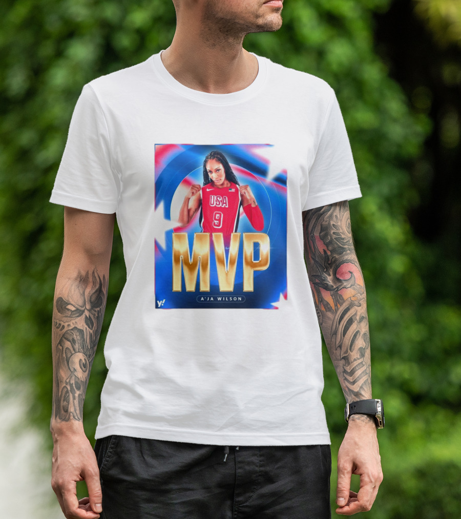 MVP A’ja Wilson USA Basketball 2024 Olympics T-Shirt