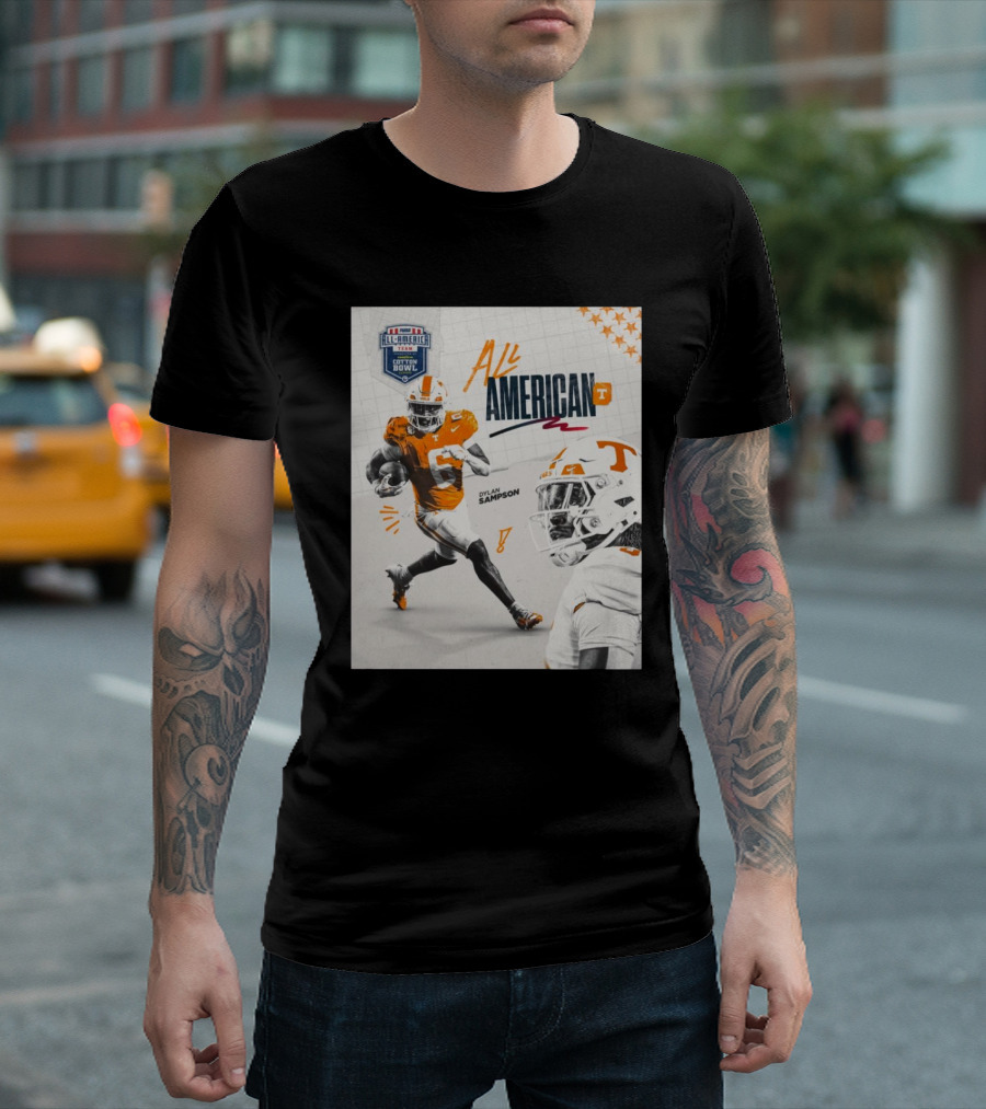Tennessee Vols Dylan Sampson All-American Cotton Bowl T-Shirt