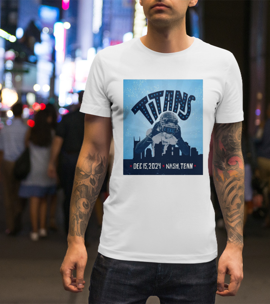 Titans Vs Bengals Dec 15 2024 Nashville Tenn T-Shirt