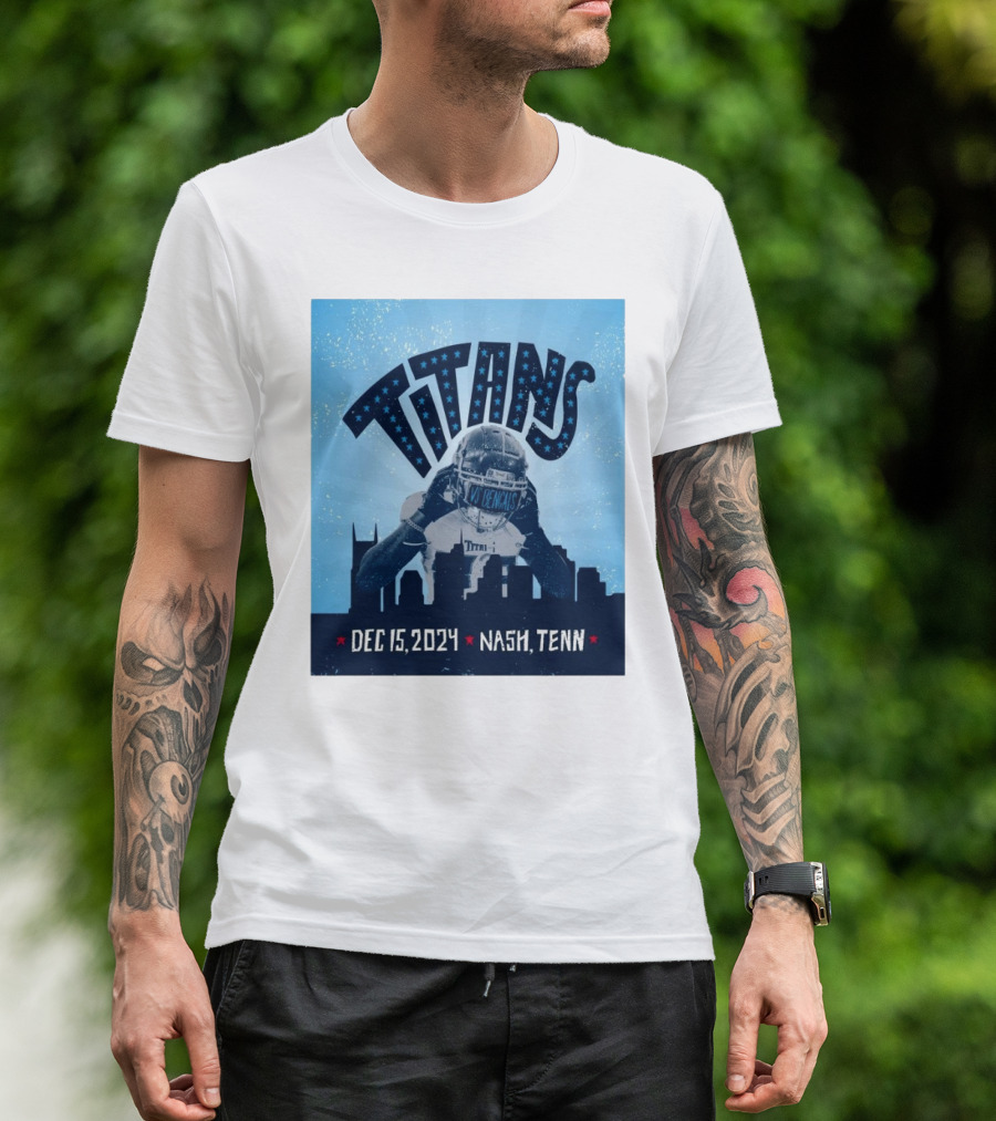 Titans Vs Bengals Dec 15 2024 Nashville Tenn T-Shirt