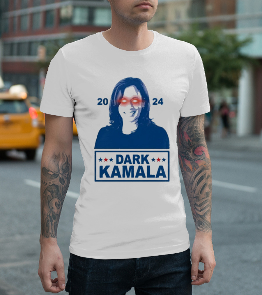 Dark Kamala 2024 Red Eye Partyfarty T-Shirt