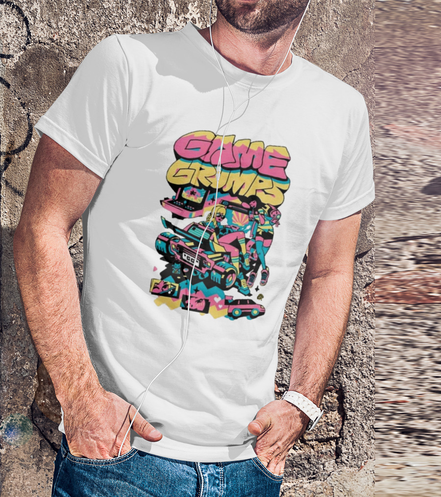 Game Grumps Arcade Retro Action 2024 Racing Adventure T-Shirt