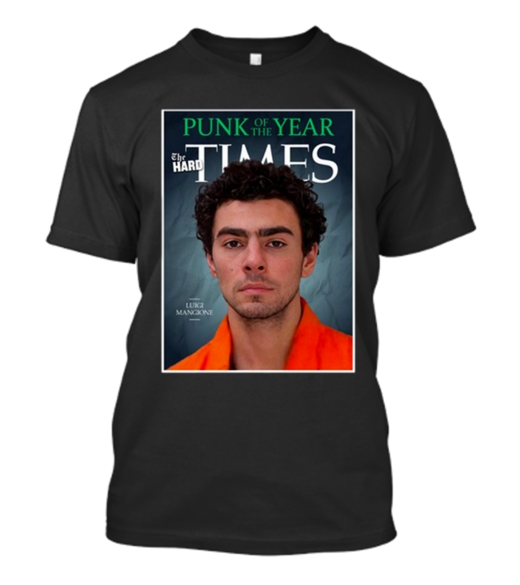 Punk Of The Year Luigi Mangione The Hard Times Magazine Cover T-Shirt