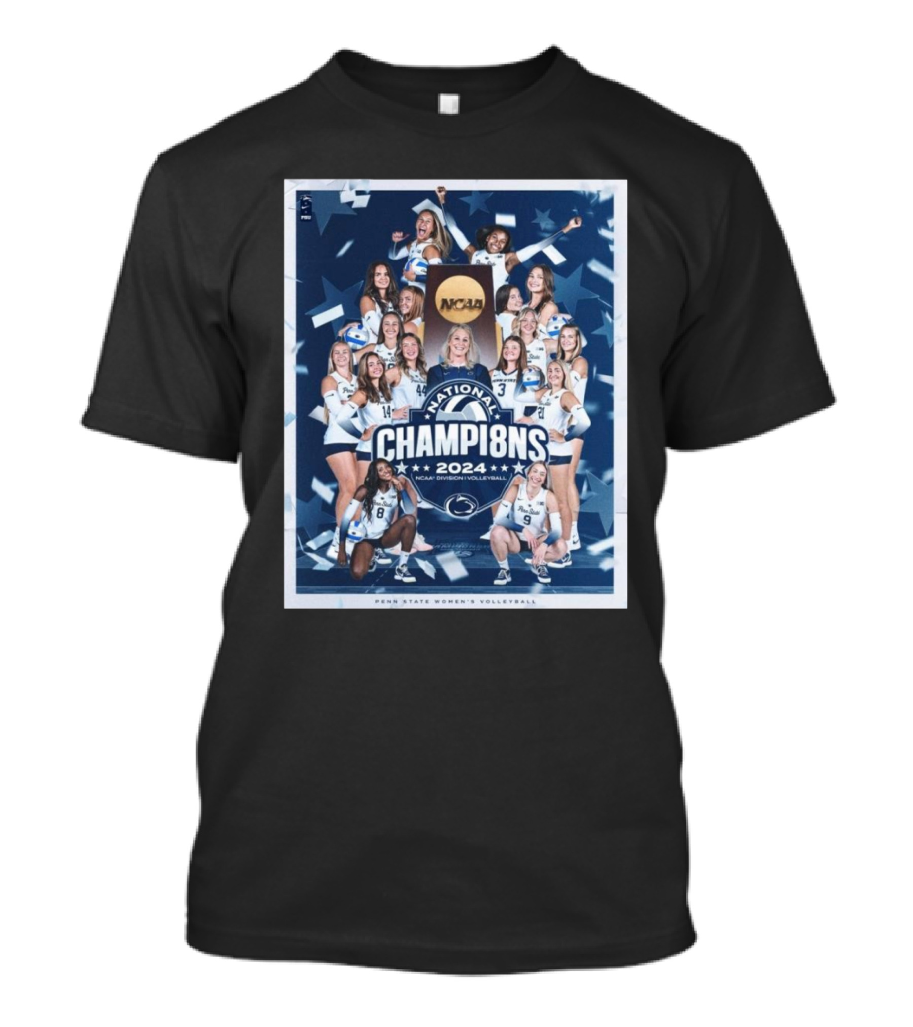 Penn State Women’s Volleyball 2024 NCAA Division I National Champions Eighth Title T-Shirt