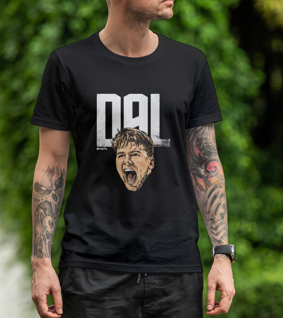 Luka Doncic DAL Dallas Mavericks NBPA Abbreviation Signature T-Shirt