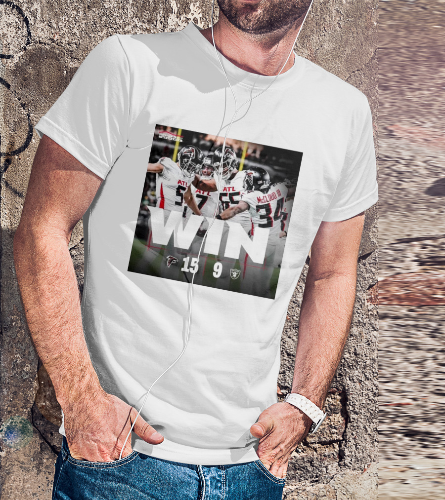 Atlanta Falcons WIN 15-9 Against Las Vegas Raiders American Family Insurance T-Shirt