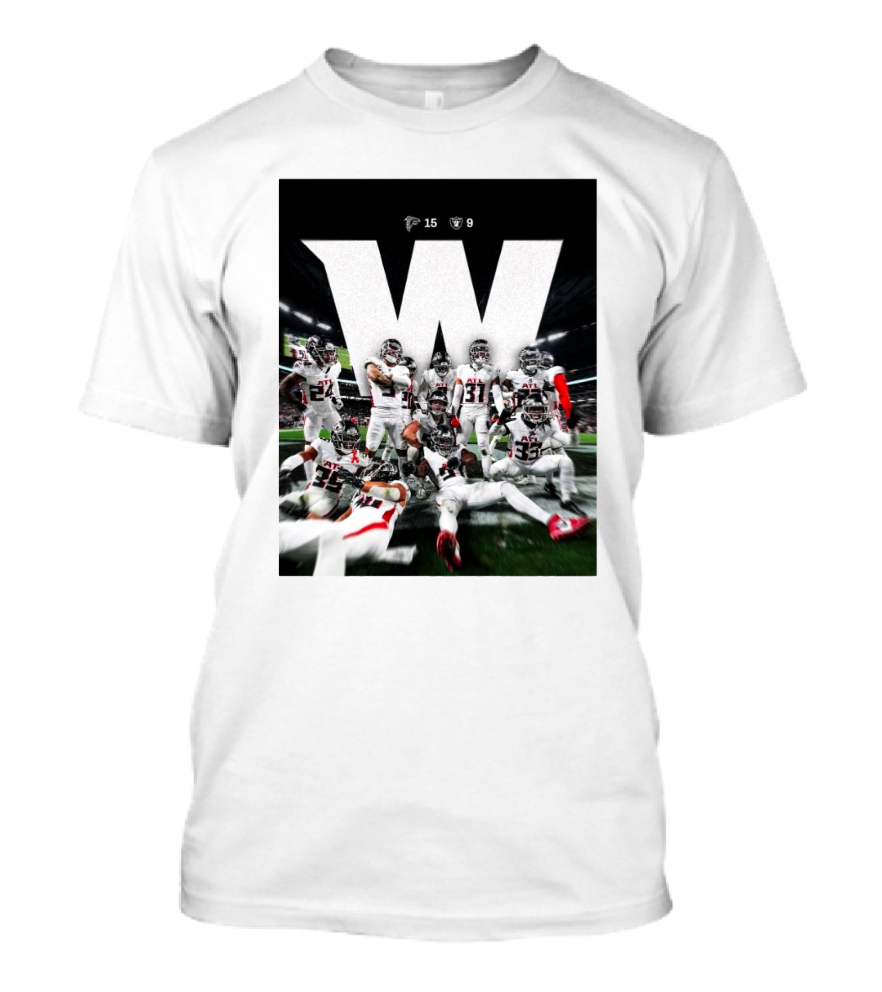 Atlanta Falcons 15-9 Victory Over Las Vegas Raiders W T-Shirt