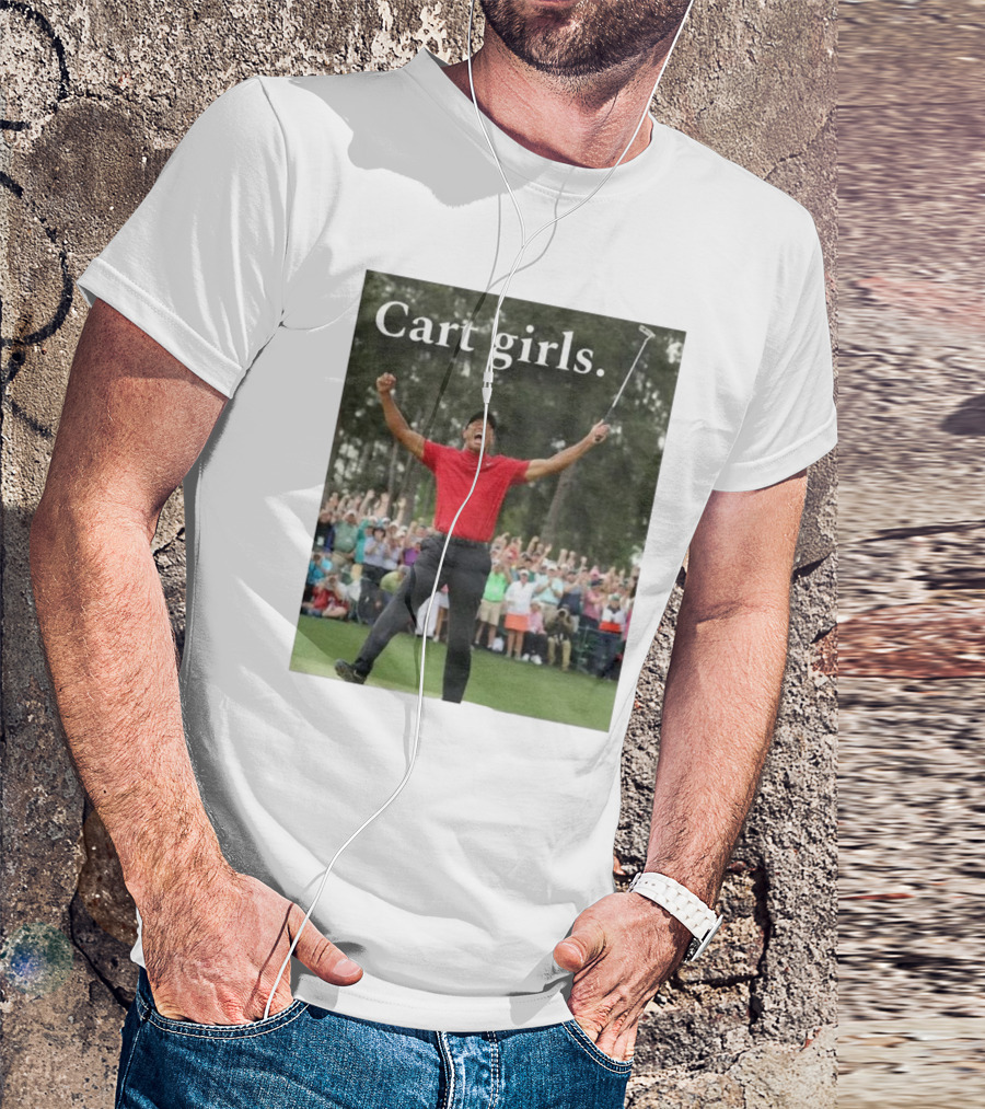 Cart Girls Excitement On The Green T-Shirt