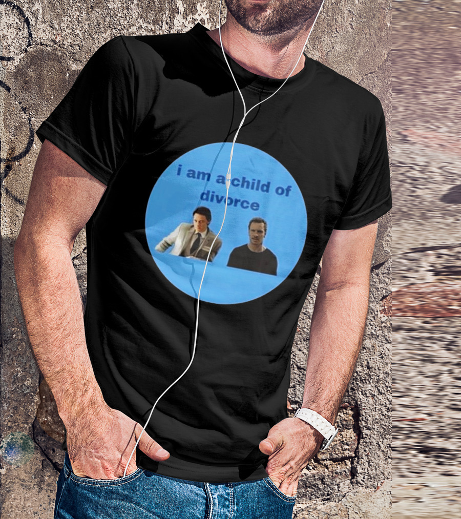 I Am A Child Of Divorce Mads James McAvoy X Michael Fassbender T-Shirt