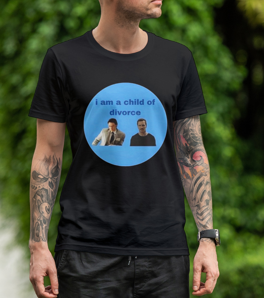 I Am A Child Of Divorce Mads James McAvoy X Michael Fassbender T-Shirt