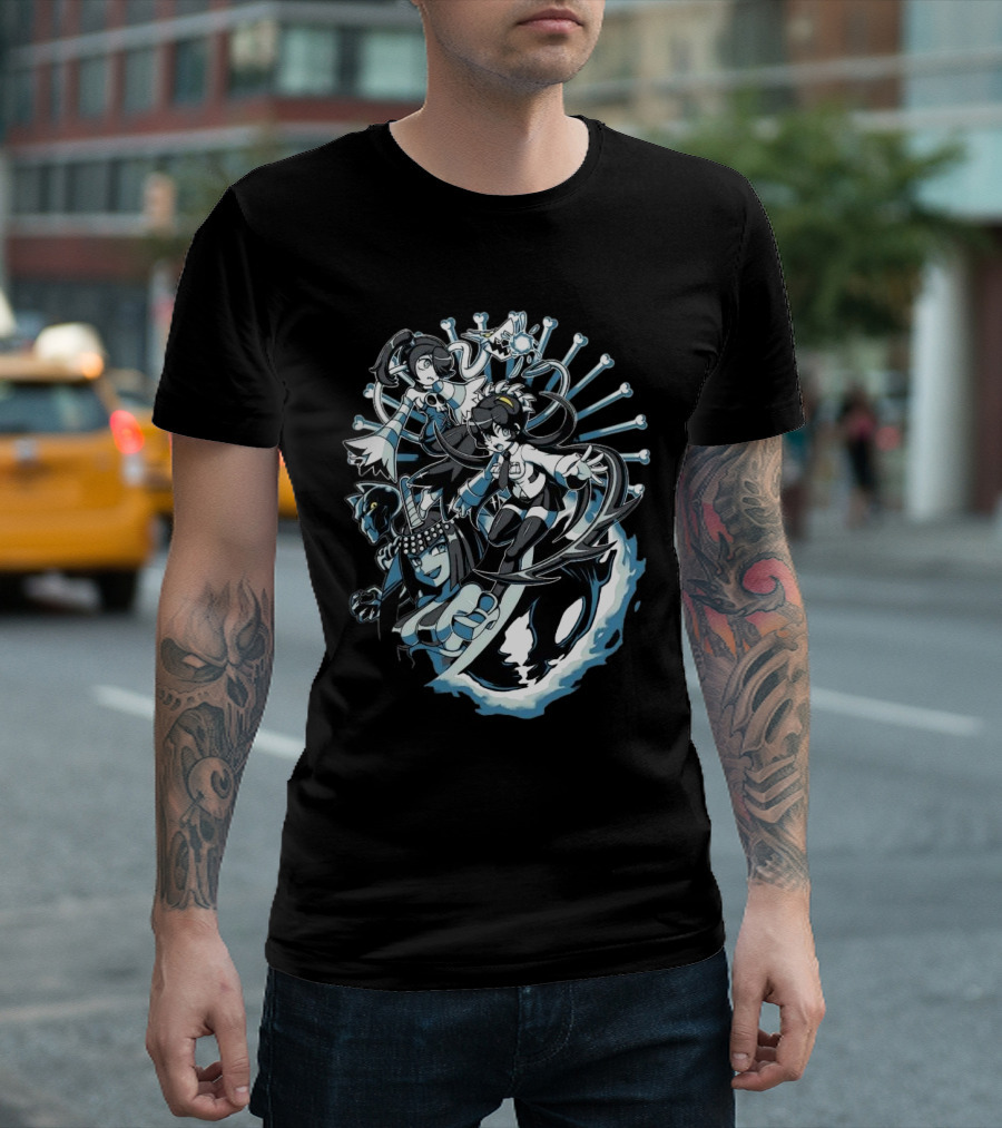 Skullgirls Parasites Filia Squigly Eliza Characters T-Shirt