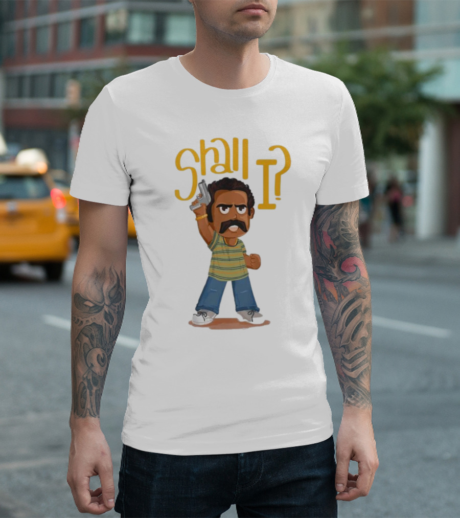 Awesome Amban Aavesham Character Shall I? T-Shirt