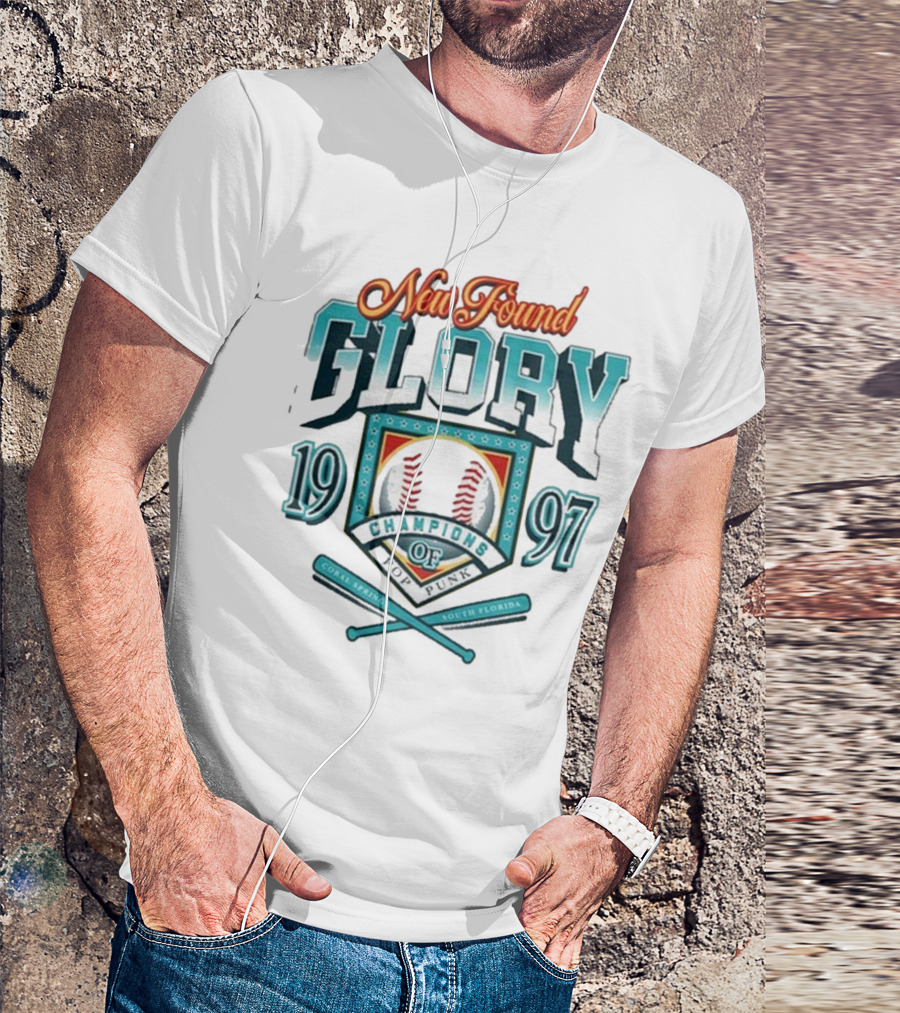 New Found Glory 1997 Champions Of Pop Punk Coral Springs South Florida T-Shirt