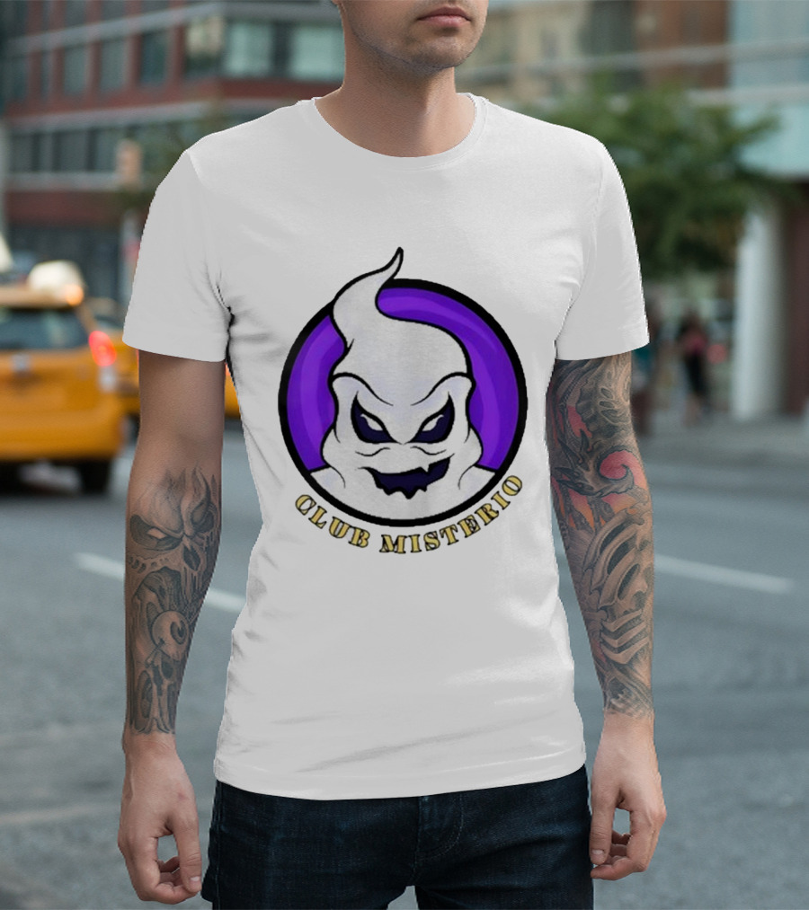 Club Misterio Ghostly Emblem T-Shirt