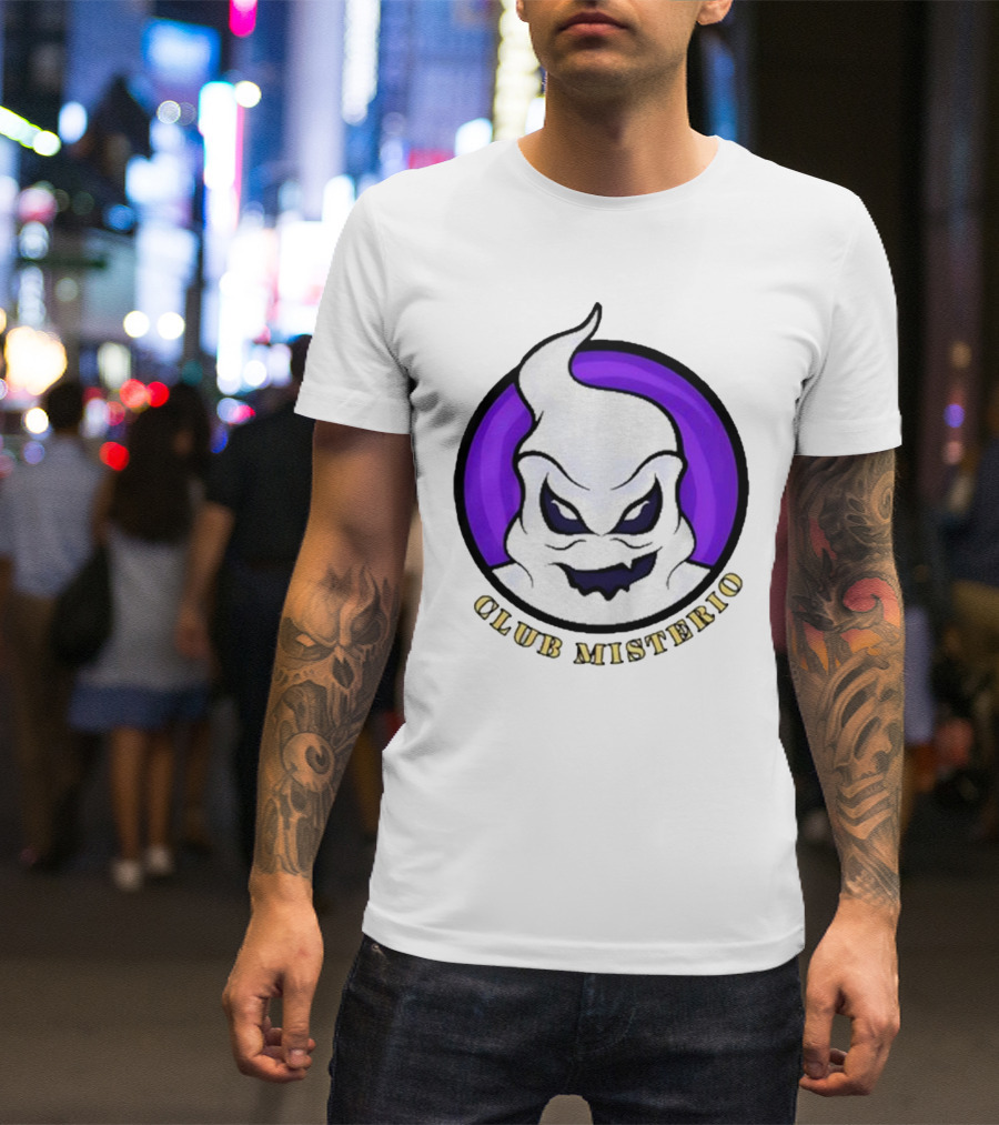 Club Misterio Ghostly Emblem T-Shirt