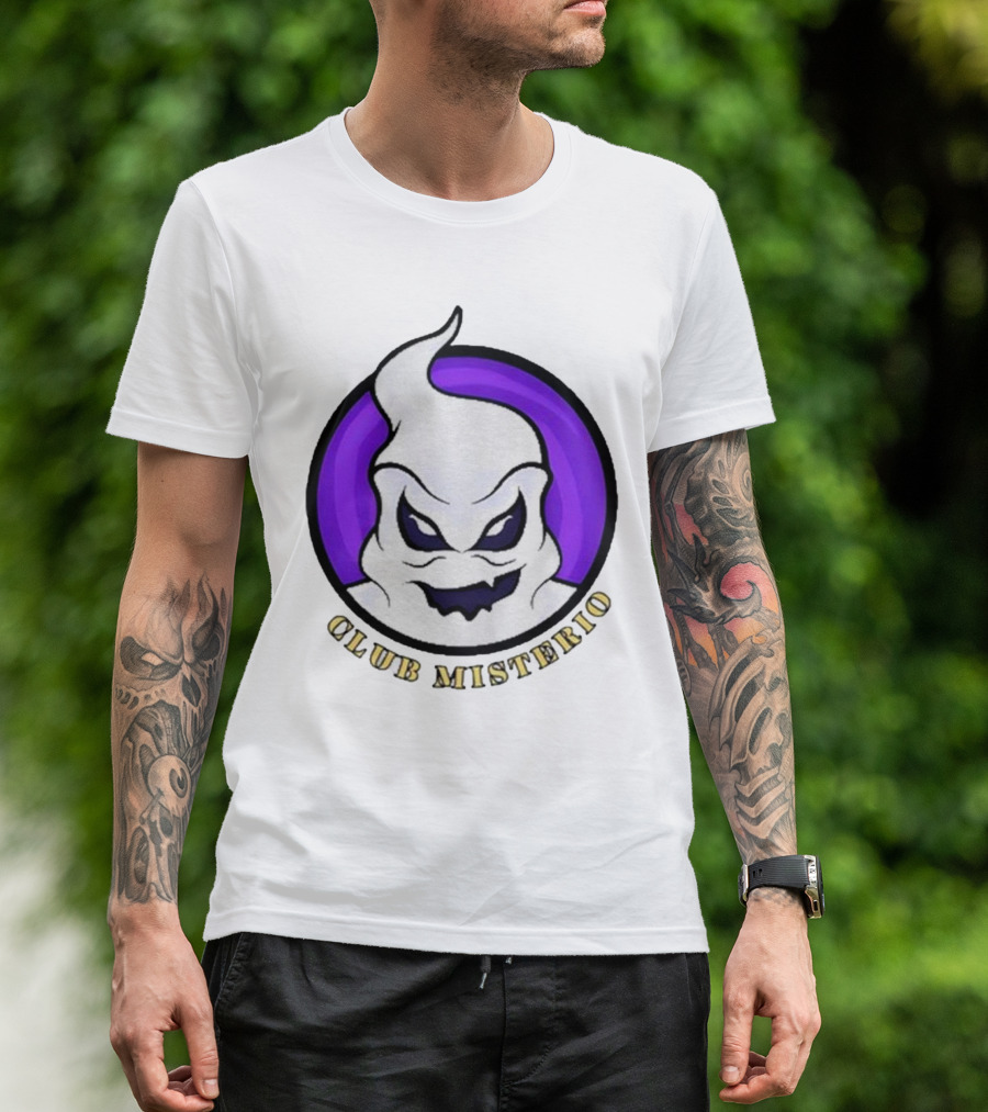 Club Misterio Ghostly Emblem T-Shirt
