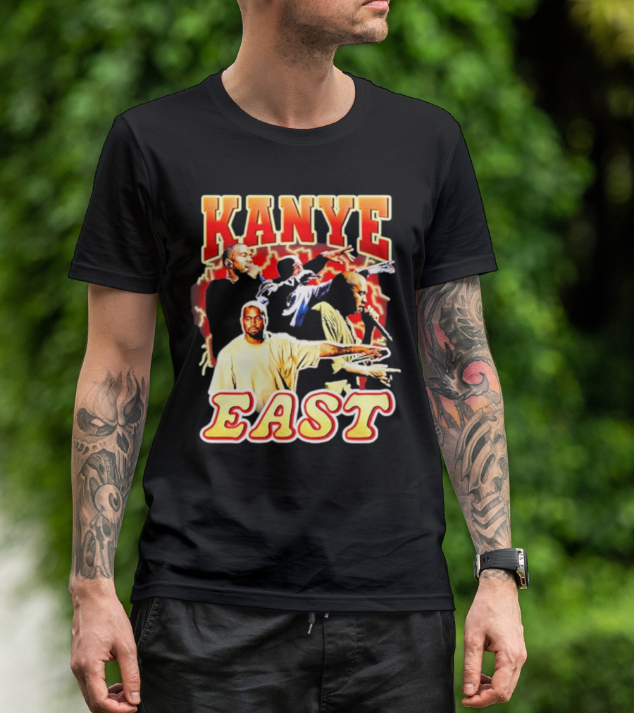 Notsafeforwear Kanye East Graphic With Performer T-Shirt
