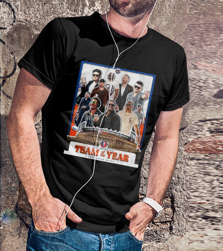 New York Mets All MLBFITS Team Of The Year Citi Field T-Shirt