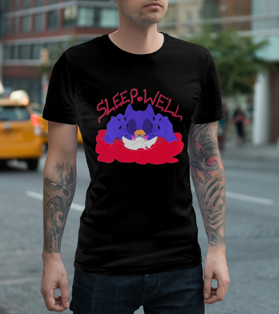 Cg5 Nice Sleep Well Monster Pillow T-Shirt