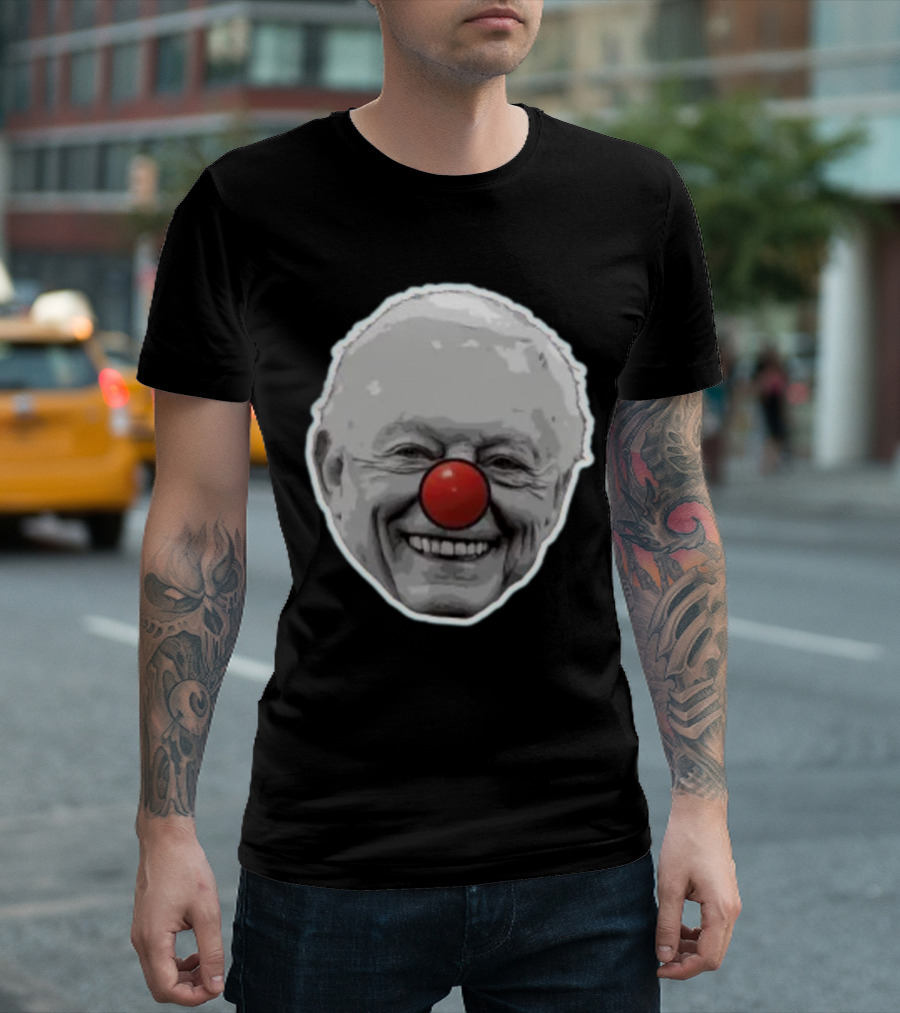 Tywalker716 Jerry Jones Clown Face with Red Nose T-Shirt