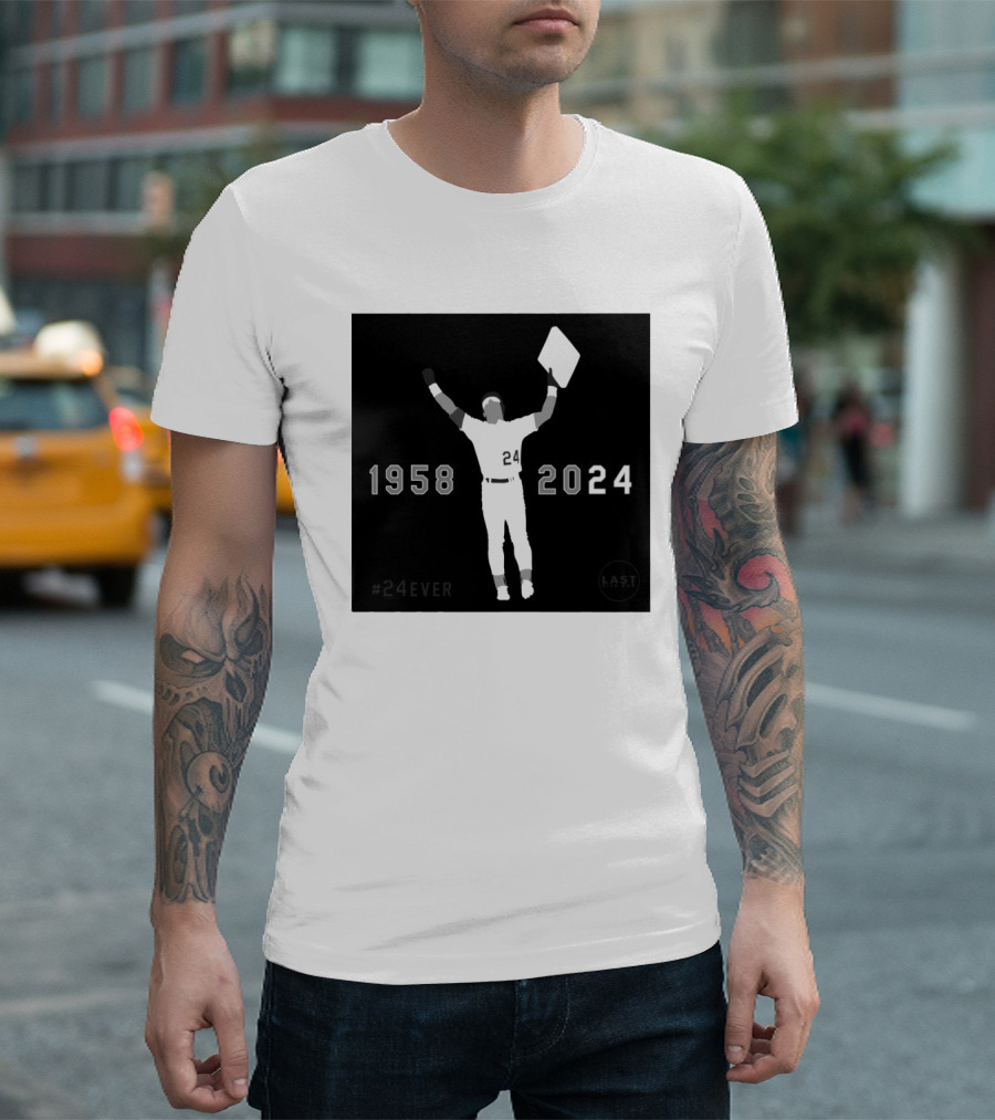 24Ever Last Dive Bar RIP The Final Year in Oakland Rickey Henderson 1958-2024 T-Shirt