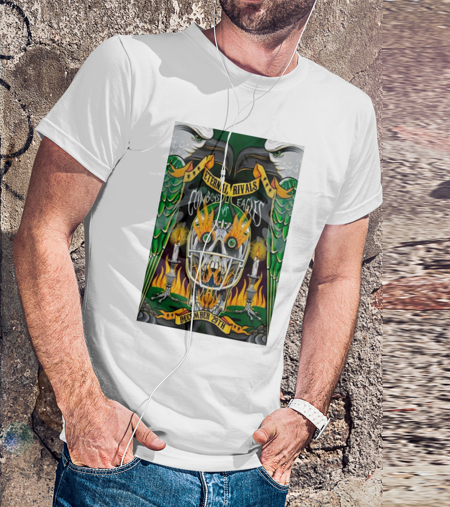 Eternal Rivals Cowboy Vs Eagles December 29th 2024 Lincoln Financial Field Philadelphia PA T-Shirt