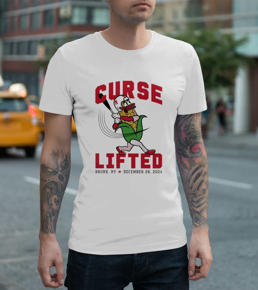 Curse Lifted Nebraska Cornhuskers Bronx NY December 28 T-Shirt