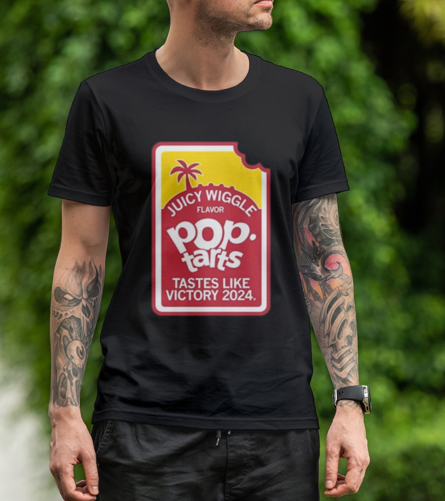 Juicy Wiggle Flavor Pop Tarts Tastes Like Victory 2024 Raygunsite T-Shirt