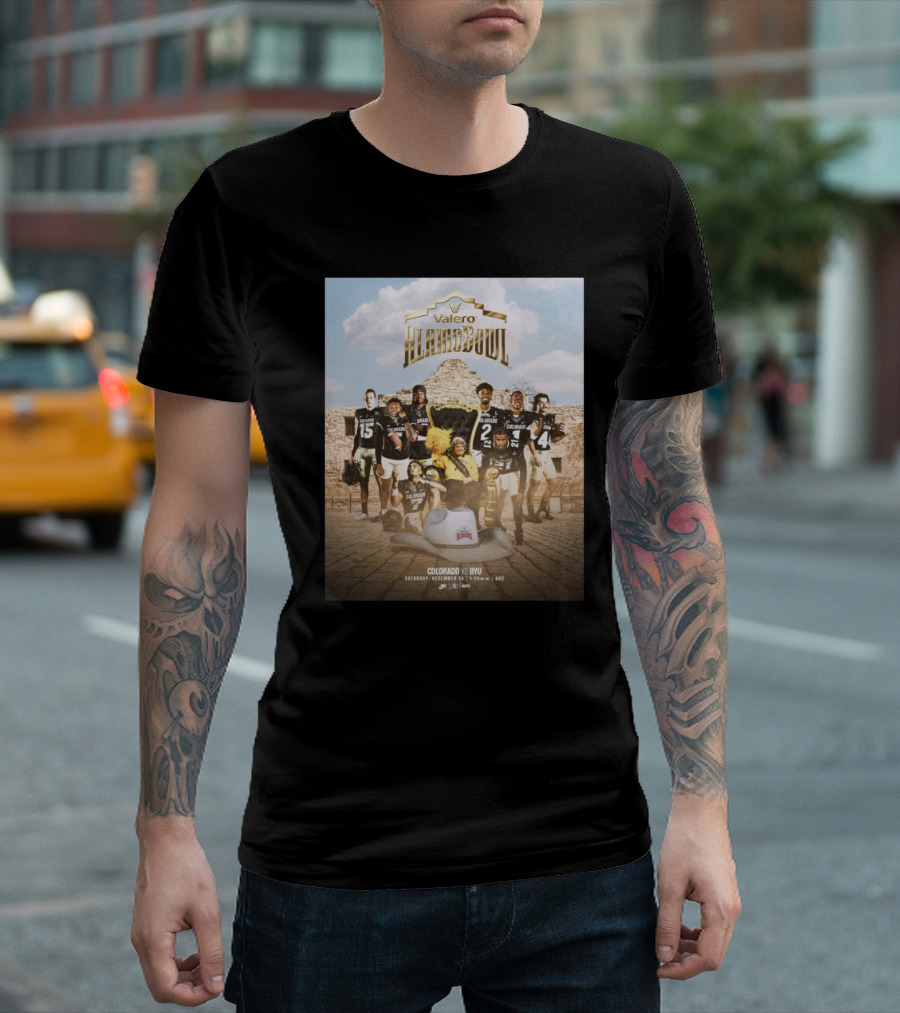 Valero Alamo Bowl Colorado Buffaloes vs BYU Cougars Saturday December 28 T-Shirt