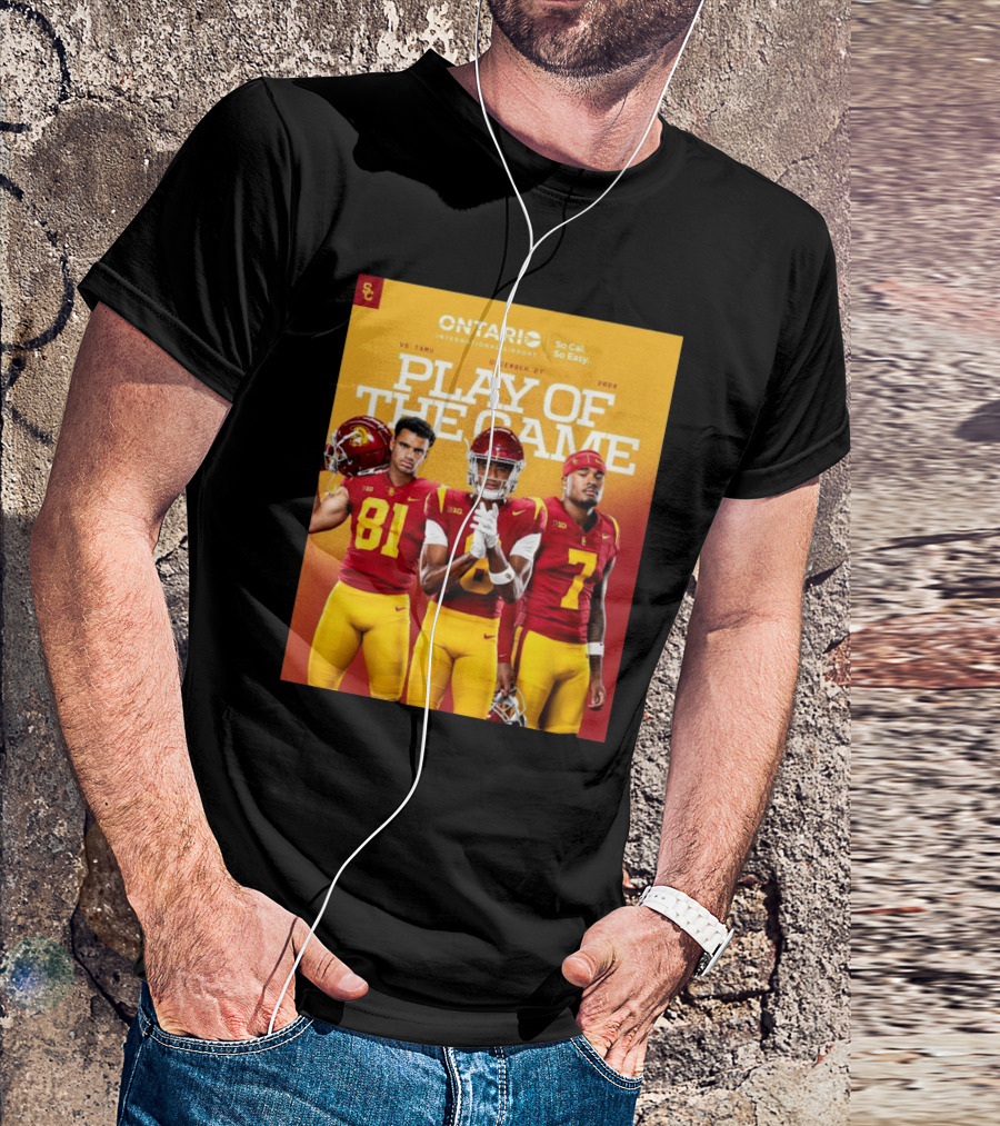 USC Trojans Vs Texas A&M Aggies Play Of The Game December 27 2024 Ontario International Airport So Cal. So Easy T-Shirt