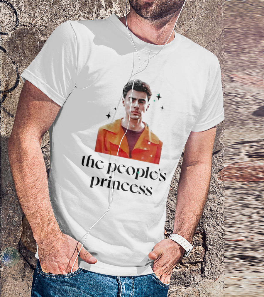 Luigi Mangione The People's Princess Sparkling Portrait T-Shirt