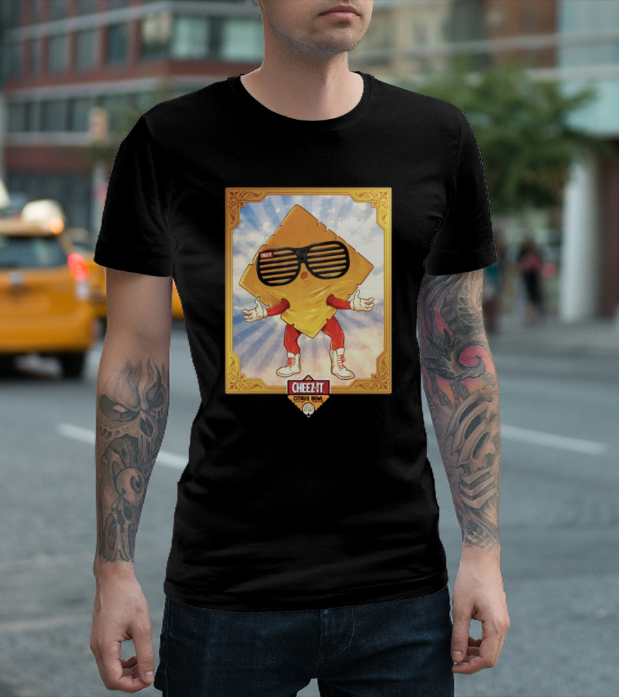 2 Team CFP Playoffs 2024 Cheez-It Citrus Bowl Sunglasses Mascot T-Shirt