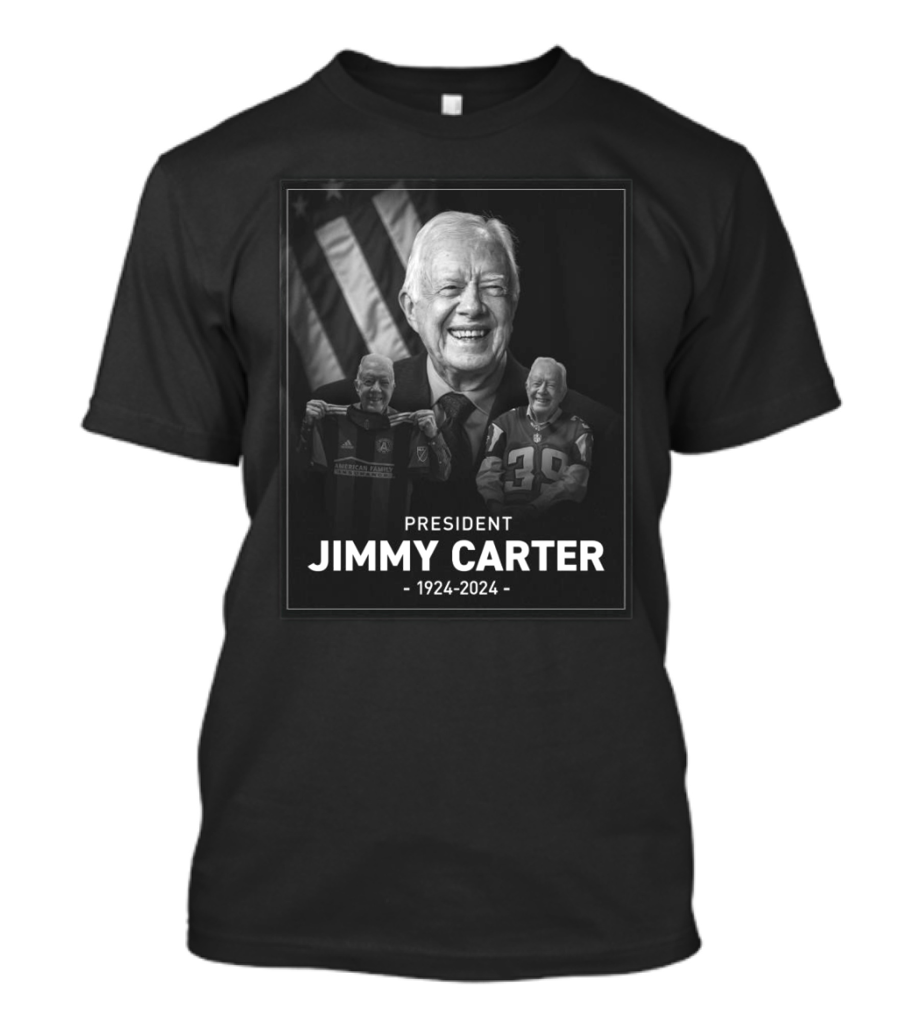 Atlanta Falcons Tribute To President Jimmy Carter 1924-2024 T-Shirt