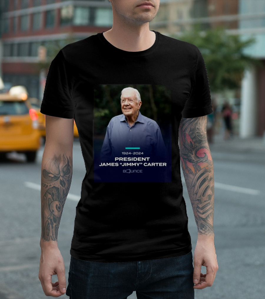 President James Jimmy Carter 1924-2024 BOUNCE T-Shirt