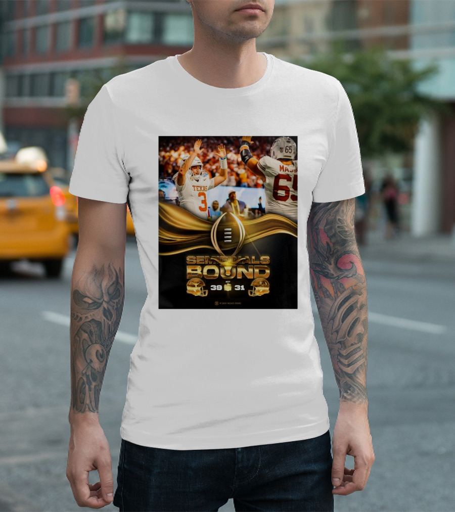 Semifinals Bound Texas Longhorns 39-31 Victory Over Arizona State Sun Devils Peach Bowl It Just Means More T-Shirt