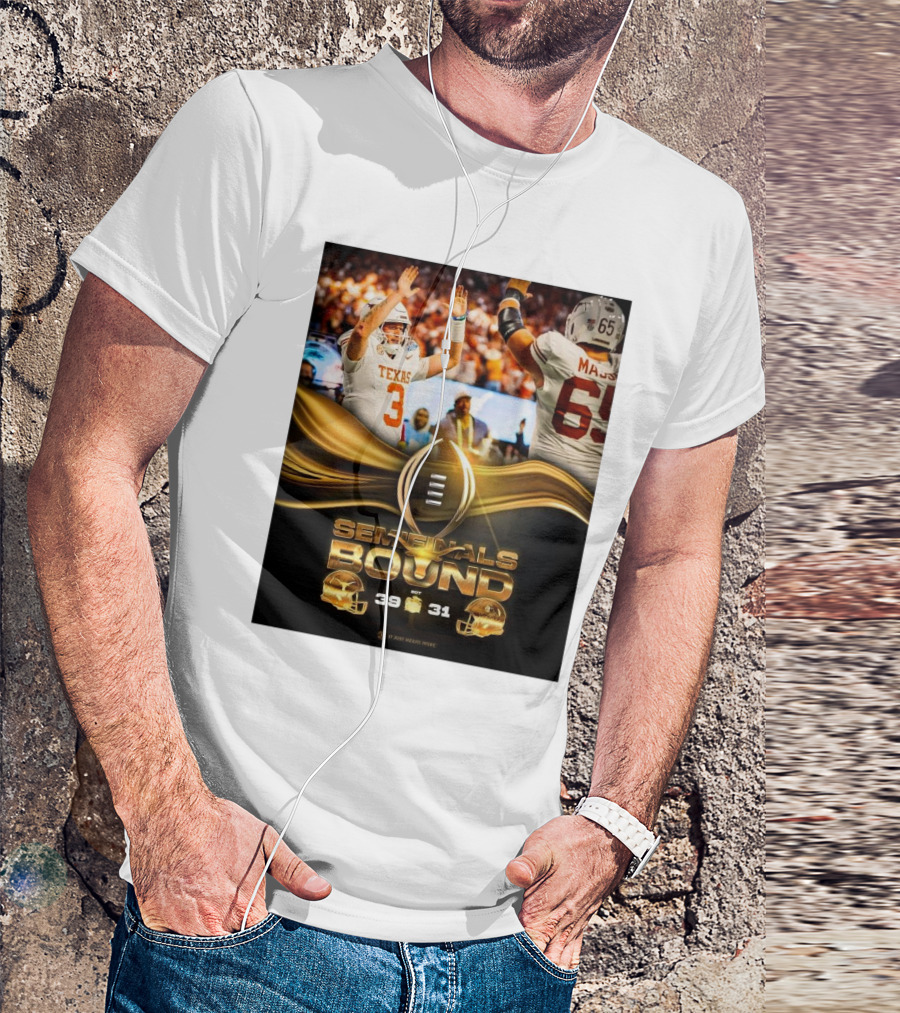 Semifinals Bound Texas Longhorns 39-31 Victory Over Arizona State Sun Devils Peach Bowl It Just Means More T-Shirt
