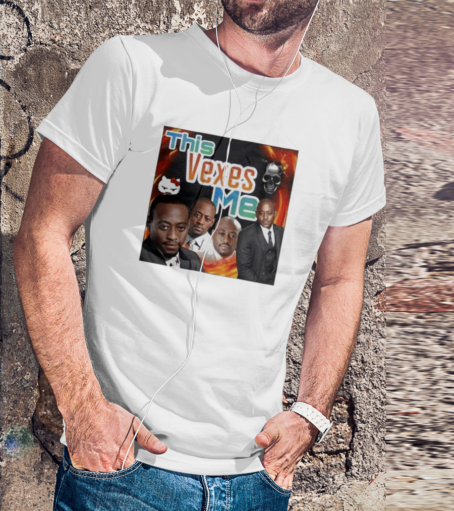 This Vexes Me Hello Kitty Skull Fire T-Shirt