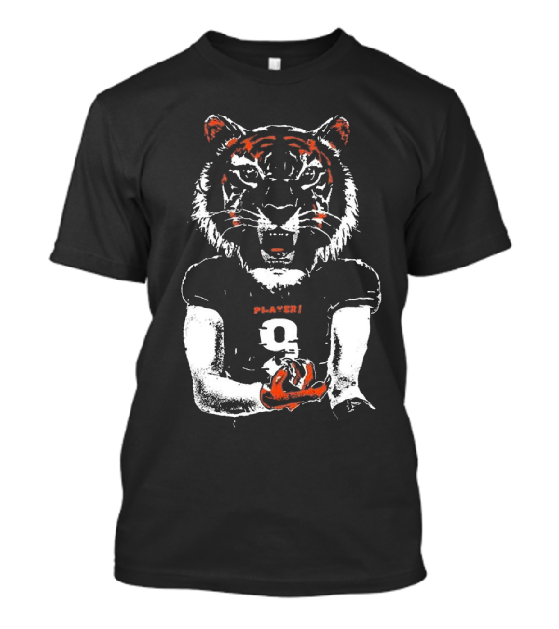 Joe Burrow Tiger Player 9 Ice In My Veins T-Shirt