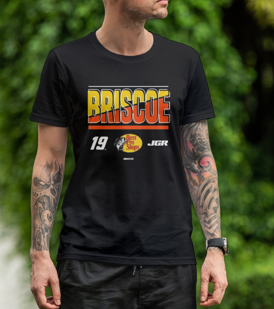 Joe Gibbs Racing Briscoe Bass Pro Shops 19 JGR NASCAR T-Shirt