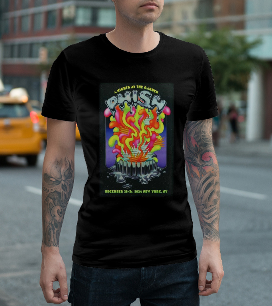 4 Nights at the Garden Phish December 28-31 2024 New York NY T-Shirt