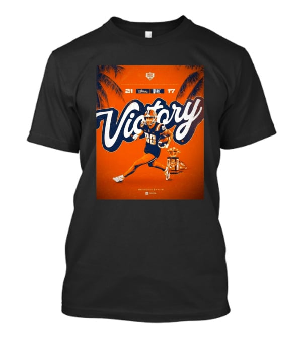 Victory Illinois 21-17 Over South Carolina Citrus Bowl Win T-Shirt