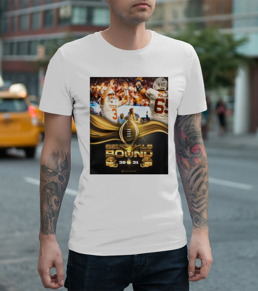 Texas Longhorns vs Arizona State Sun Devils Semifinals Bound 39-31 Peach Bowl It Just Means More T-Shirt